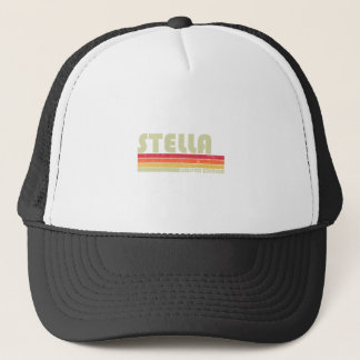 Casquette STELLA Nom du cadeau Personnalisé Retro Vintage 80