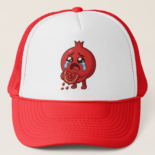 Casquette Sticker pour dessin à la grenade - Fruits mignons (Devant)