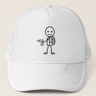 Casquette Stickmen At Work - L'Électricien