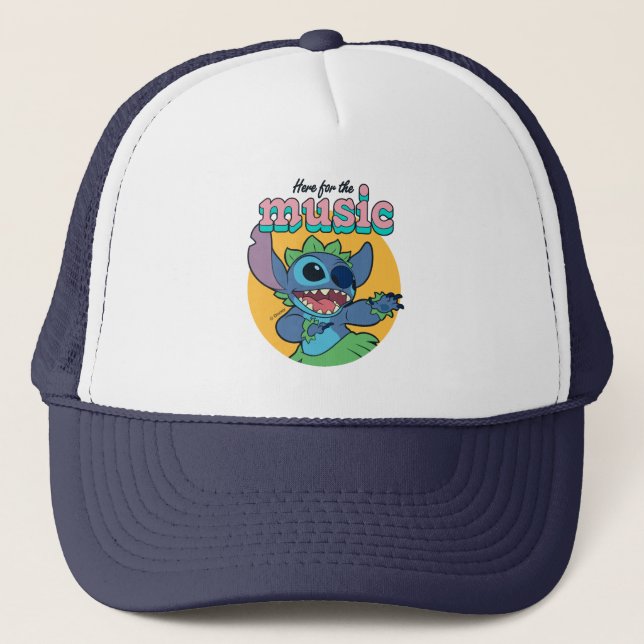 Casquette Stitch | Ici pour la Musique (Devant)