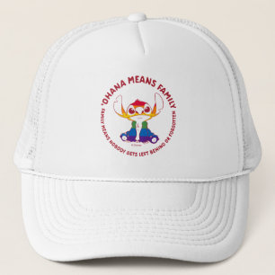 Casquette Stitch Ohana Means Family - Arc-en-ciel