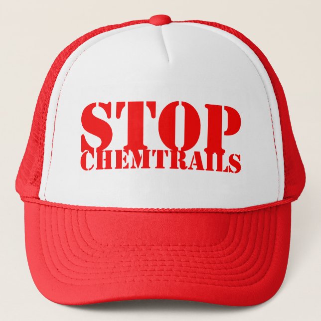 Casquette Stop Chemtrails - Bonnet (Devant)