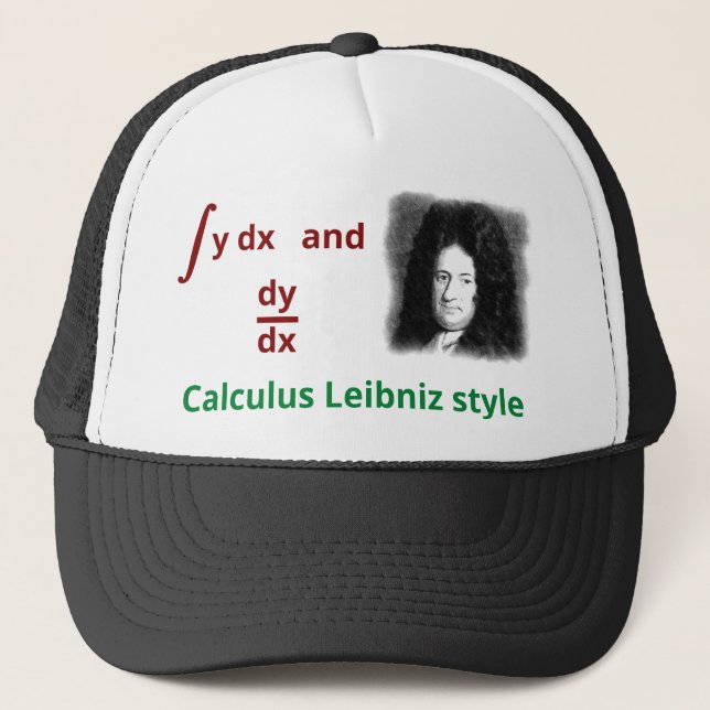 Casquette Style de Leibniz de calcul (Devant)