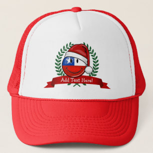 Casquette Style de Noël de drapeau du Chili