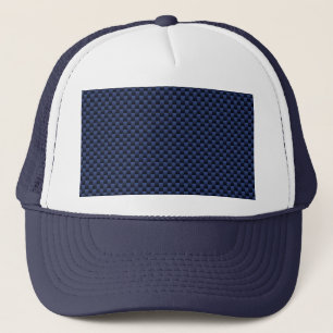 Casquette Style de tissage en fibre de carbone Royal Blue Au