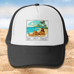 Casquette Style de vie : surf. Chilil. Répératrice.