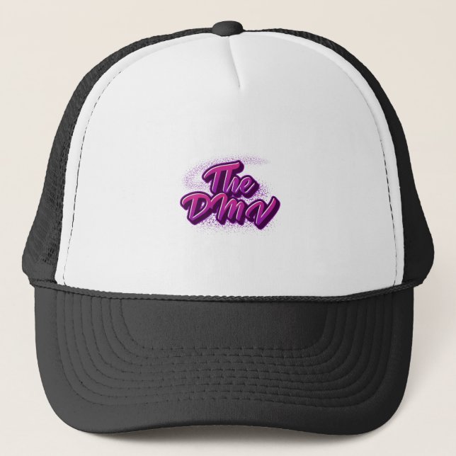 Casquette Style Graffiti DMV (DC, Maryland, Virginie) (Devant)