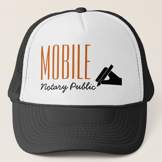 Casquette Stylo Publique Notaire Mobile Personnalisable (Devant)