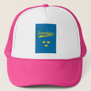 Casquette Suède, Sverige, 3 couronnes
