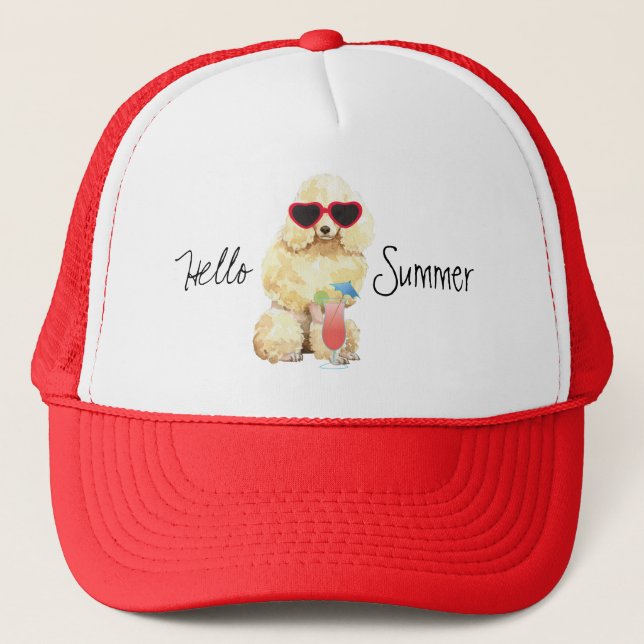 Casquette Summer Miniature Poodle (Devant)