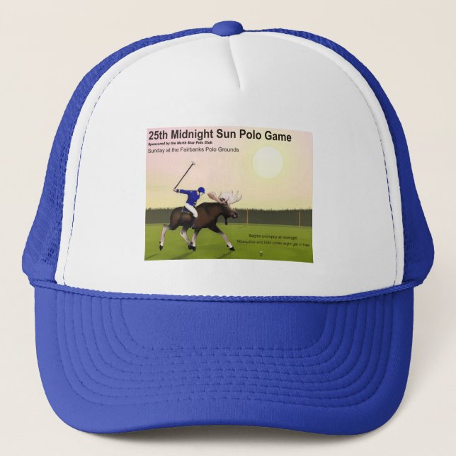 Casquette Sun Polo de minuit (Devant)