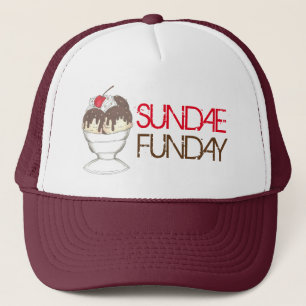 Casquette SUNDAE (SUNDAY) FUNDAY Ice Cream Hot Fudge Foodie