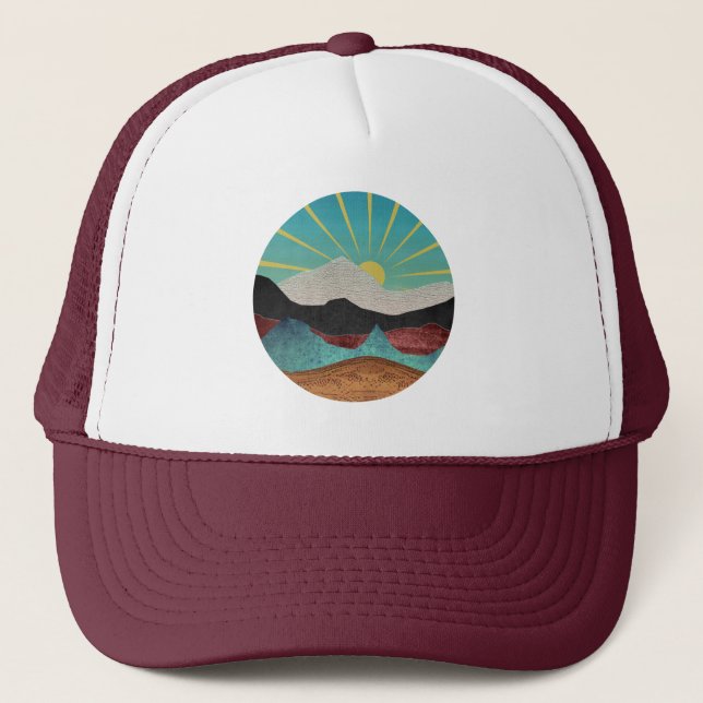 Casquette Sunrise Imaginaire de montagne (Devant)