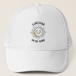 Casquette Sunshine On My Mind - Kawaii Sun Doodle