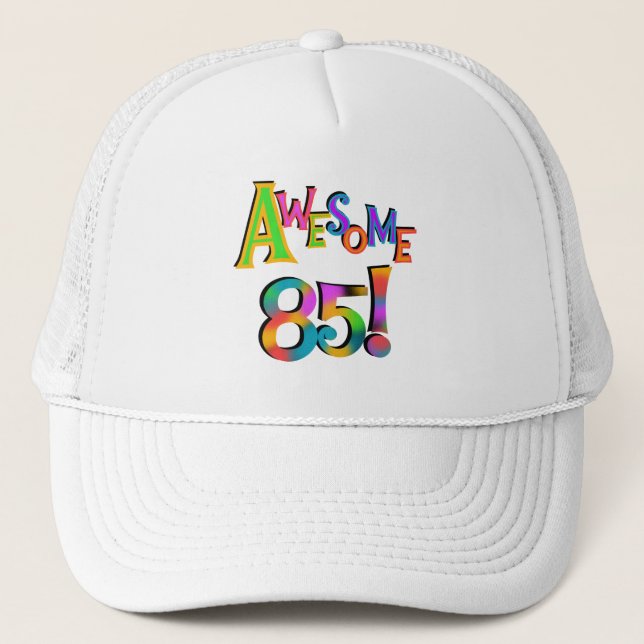 Casquette Super 85 T-shirts et cadeaux d'anniversaire (Devant)