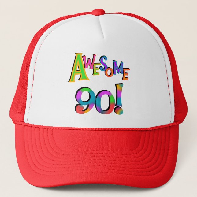 Casquette Super 90 T-shirts et Gifs Anniversaires (Devant)