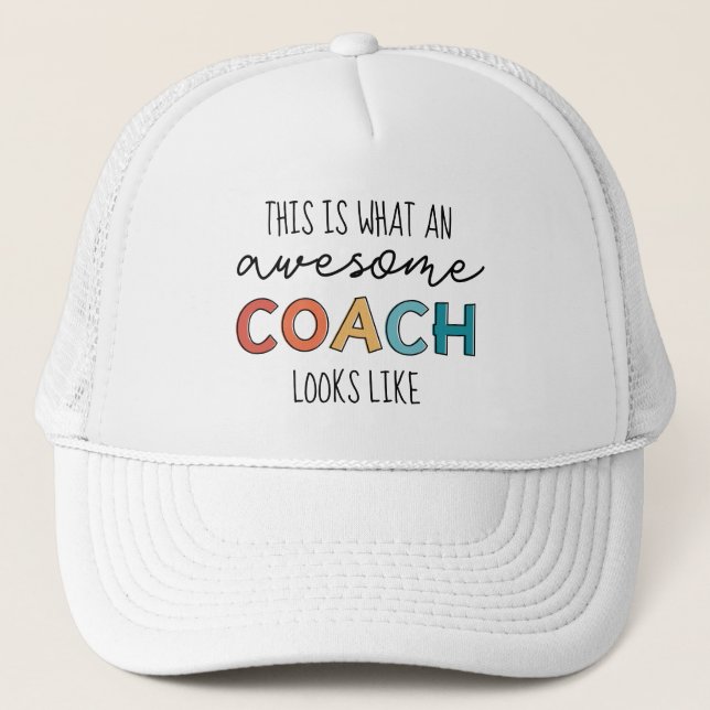 Casquette Super entraîneur | Meilleur entraîneur jamais | Dr (Devant)