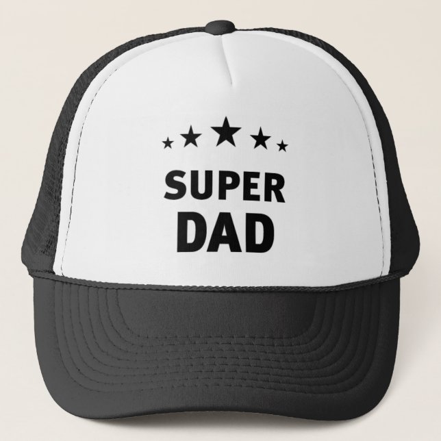 Casquette Super papa (Devant)