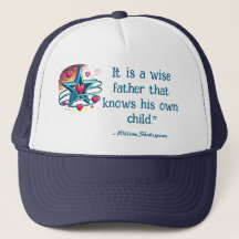 Super Papa - Star & Hearts Trucker Hat