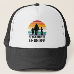 Casquette Superbe art de mots Grand-père sensationnel