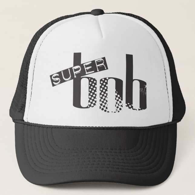 Casquette superbe de camionneur de logo de plomb (Devant)