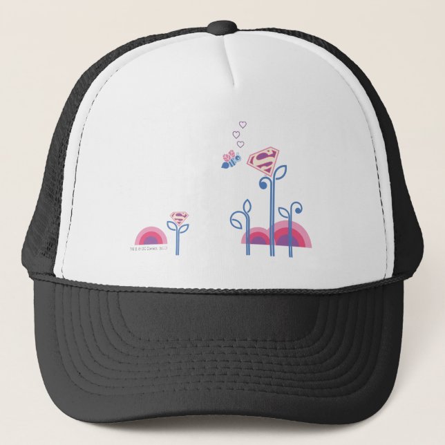 Casquette Supergirl love bee (Devant)