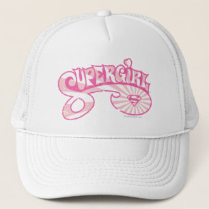 Casquette Supergirl Rose Logo Star Burn