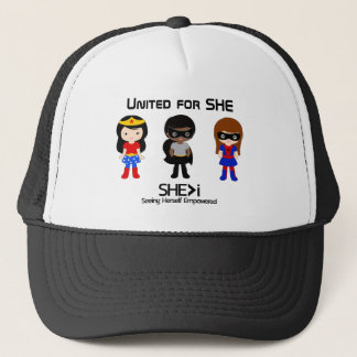 Casquette SUPERHERO Black Outline - United for SHE