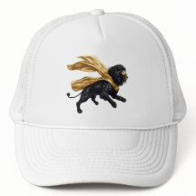 Casquette Superhero Lion noir