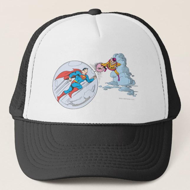 Casquette Superman piégé dans la bulle (Devant)