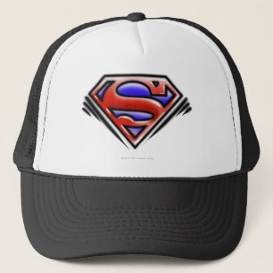 Casquette Superman S-Shield Logo de l'aérographe rouge