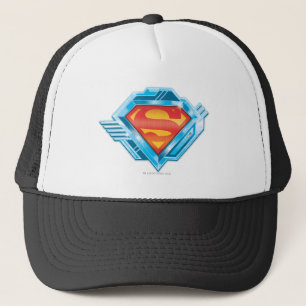 Casquette Superman S-Shield   Logo en métal rouge et bleu