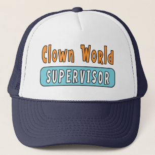 Casquette Superviseur du monde clown