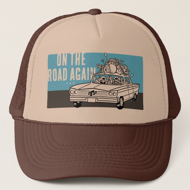 Casquette Sur la route encore Trucker Hat (Devant)