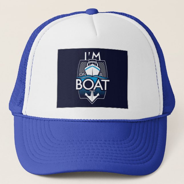 Casquette sur un bateau (Devant)