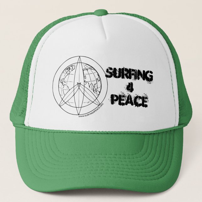 Casquette Surf 4 Peace Trucker Chapeau (Devant)