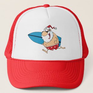 Casquette surf père Noël