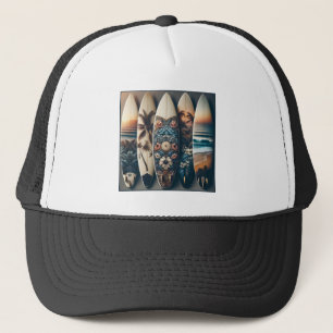 Casquette Surfboards peints hawaïens