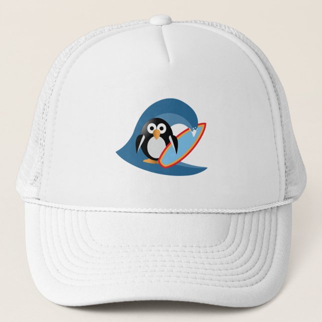 Casquette Surfer de pingouin (Devant)