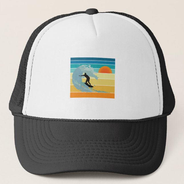 Casquette Surfer Dude Sunset Vintage (Devant)