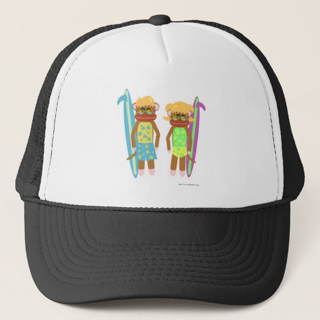 Casquette Surfer Sock Singes (Devant)