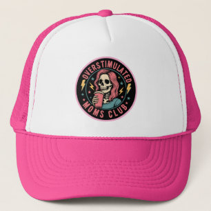 Casquette Surstimulé Moms Club Crâne Messy Maman Vie