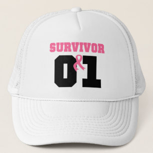 Casquette Survivant de cancer du sein 1 an