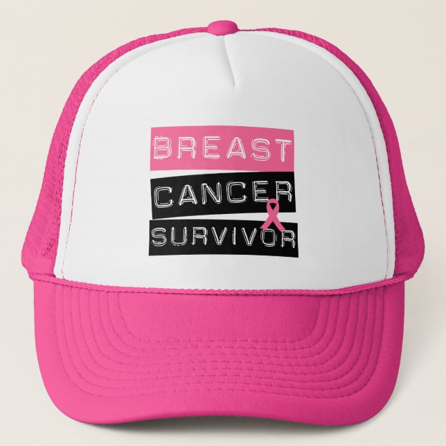 Casquette Survivant du cancer du sein (Devant)