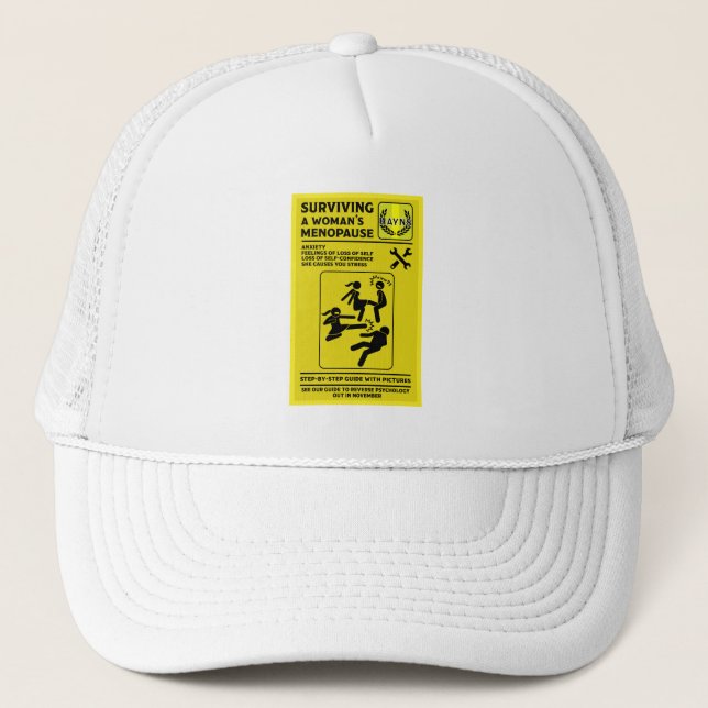 Casquette Survivre À La Ménopause (Devant)