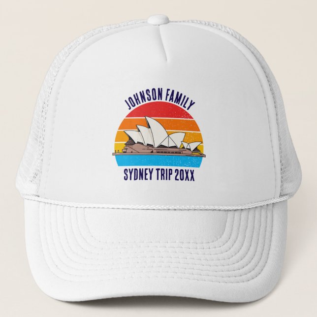 Casquette Sydney Australie Trip Opera House Custom (Devant)