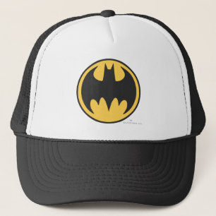 Casquette Symbole Batman   Logo du cercle jaune foncé
