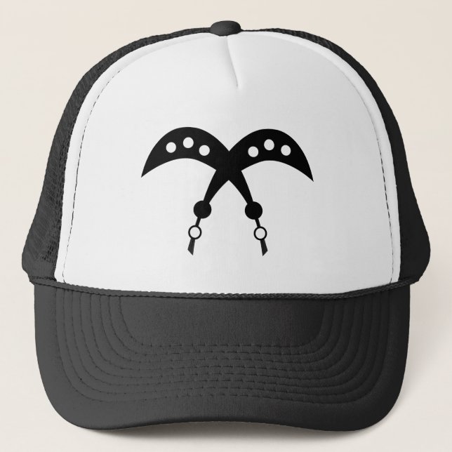 Casquette Symbole d'AKOFENA | Adinkra du courage et de la (Devant)