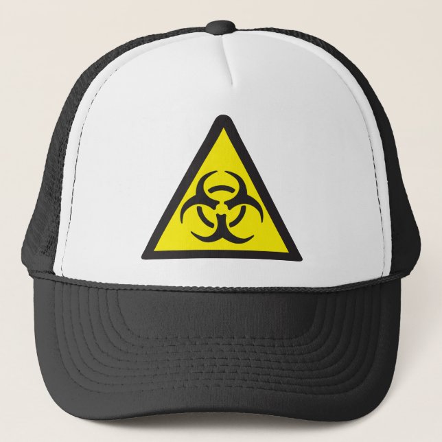 Casquette Symbole d'avertissement de Biohazard (Devant)