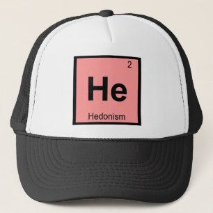 Casquette Symbole de chimie de philosophie hédoniste